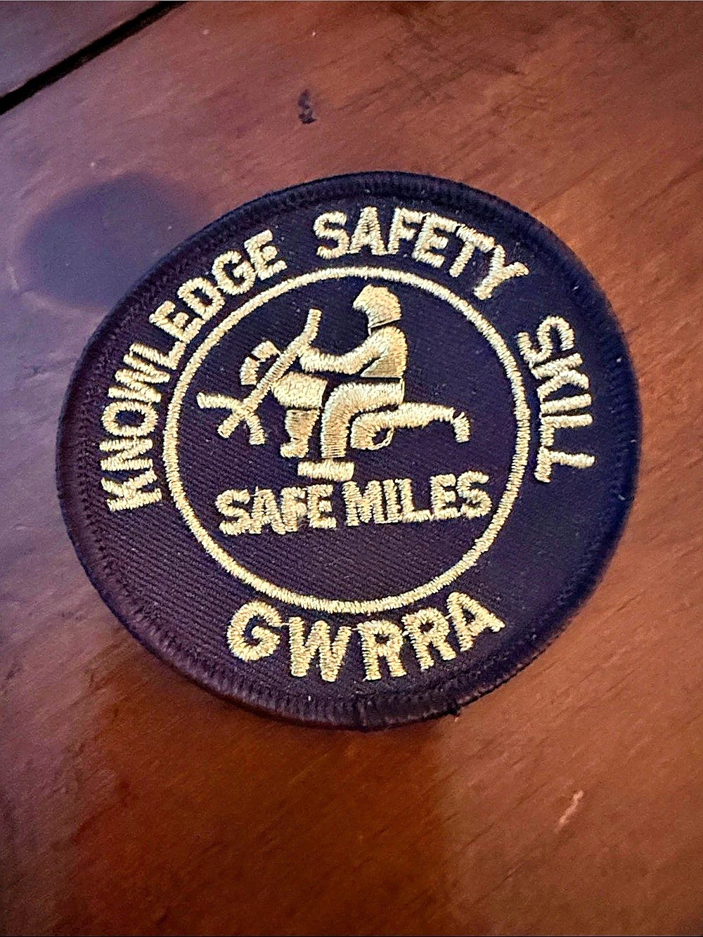 GWRRA Knowledge Safety Skill Safe Miles Patch